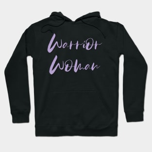 Warrior Woman purple Hoodie